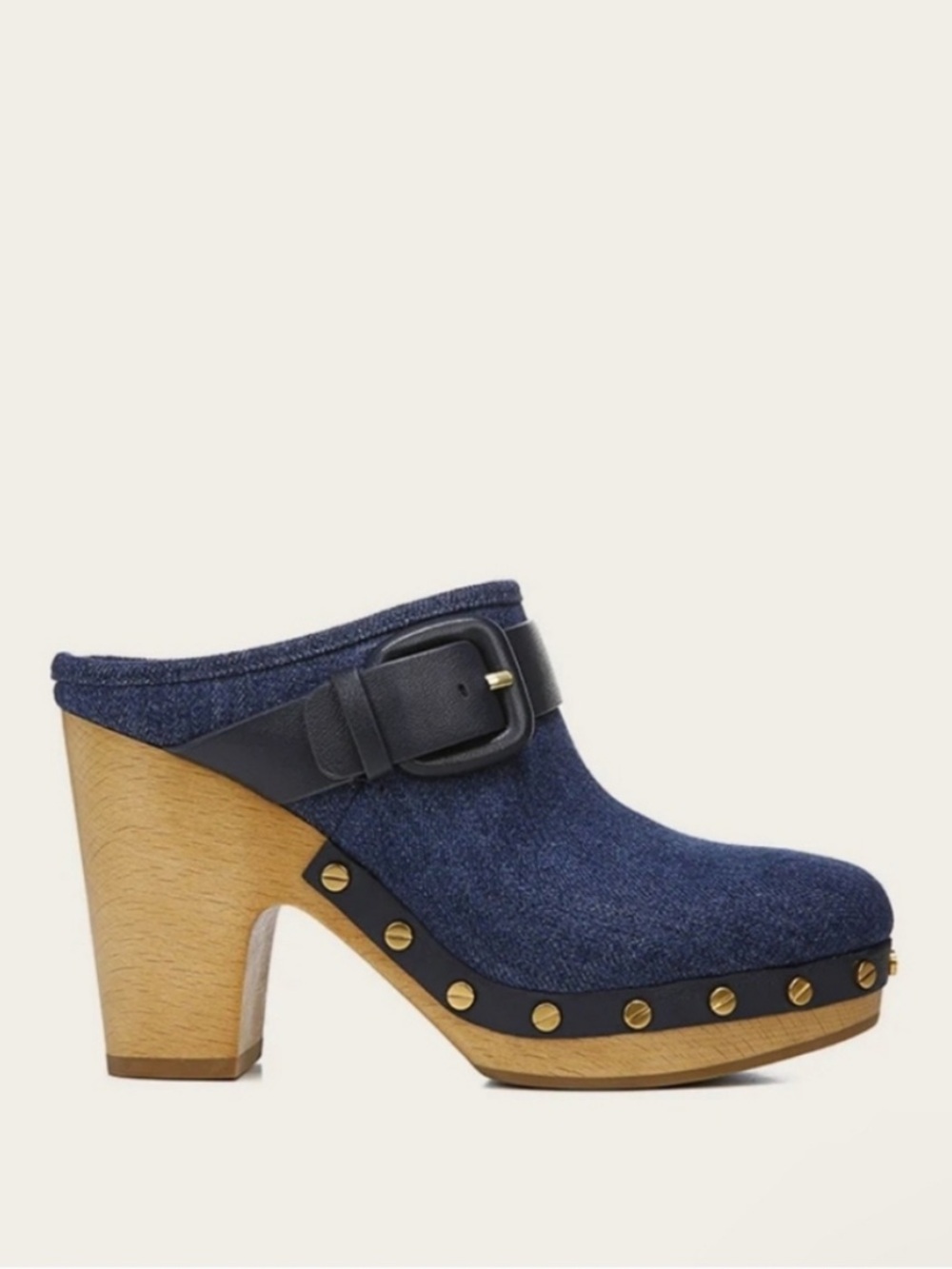 Veronica Beard lacey denim clogs 9.5